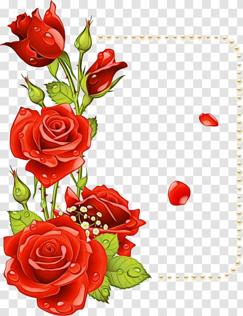 Valentine Frame - Rose Family - Order Heart Transparent PNG