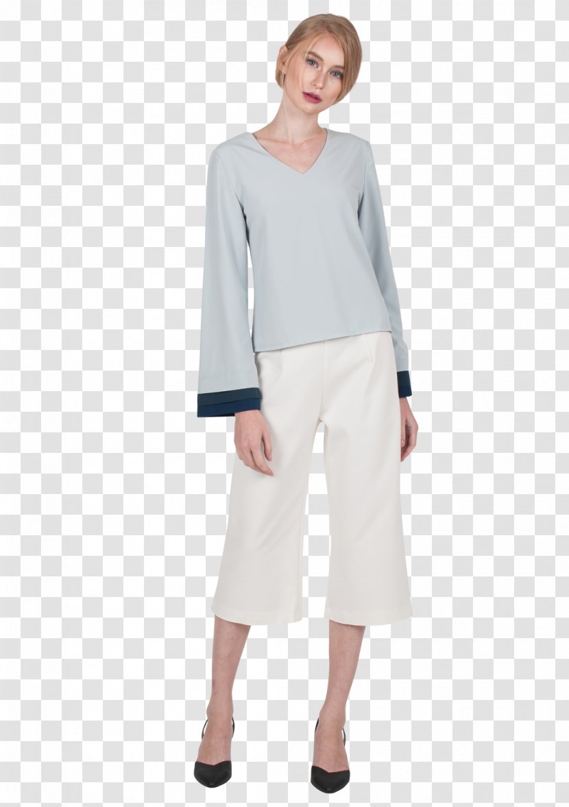 Sleeve Shoulder Pants - Trousers - Transparent Blouse Transparent PNG