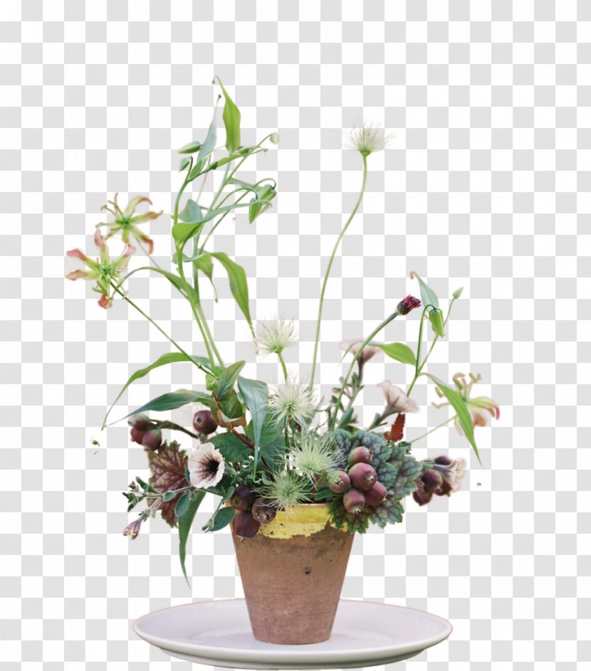 Floral Flower Background - Flowerpot - Anthurium Bouquet Transparent PNG