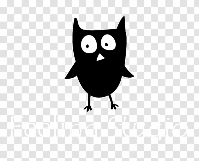 Owl Beak White Black M Clip Art - Wing Transparent PNG