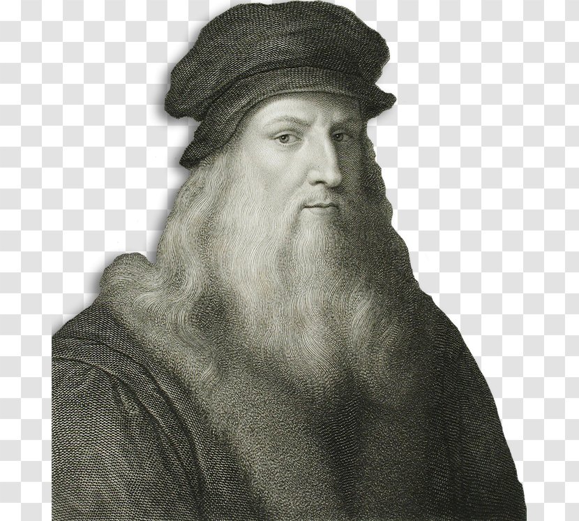 Lucan Portrait Of Leonardo Da Vinci Italian Renaissance - Artist - Homo Sapiens Transparent PNG