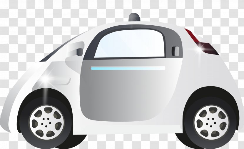 Autonomous Car Waymo Driving Vehicle - Hardware - Vector Transparent PNG