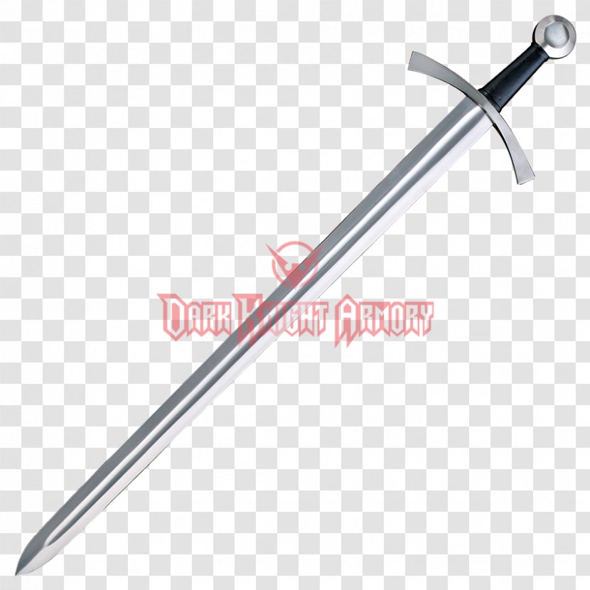 Middle Ages Longsword Knight Dagger - Sword Transparent PNG