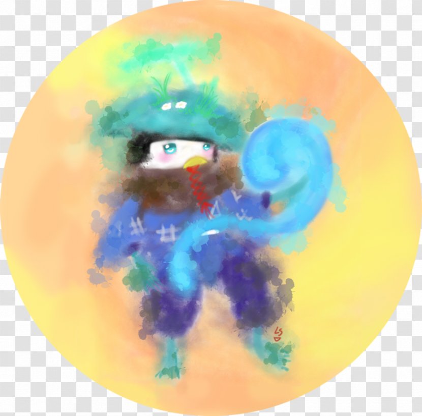 Art Organism - Turquoise - Axel Watercolor Transparent PNG