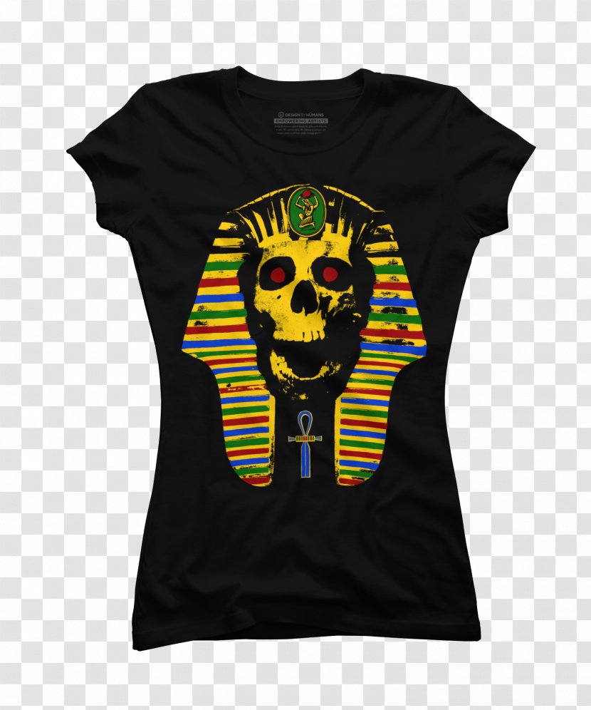 T-shirt Sleeve Skull Font - Neck - Pharaoh Transparent PNG