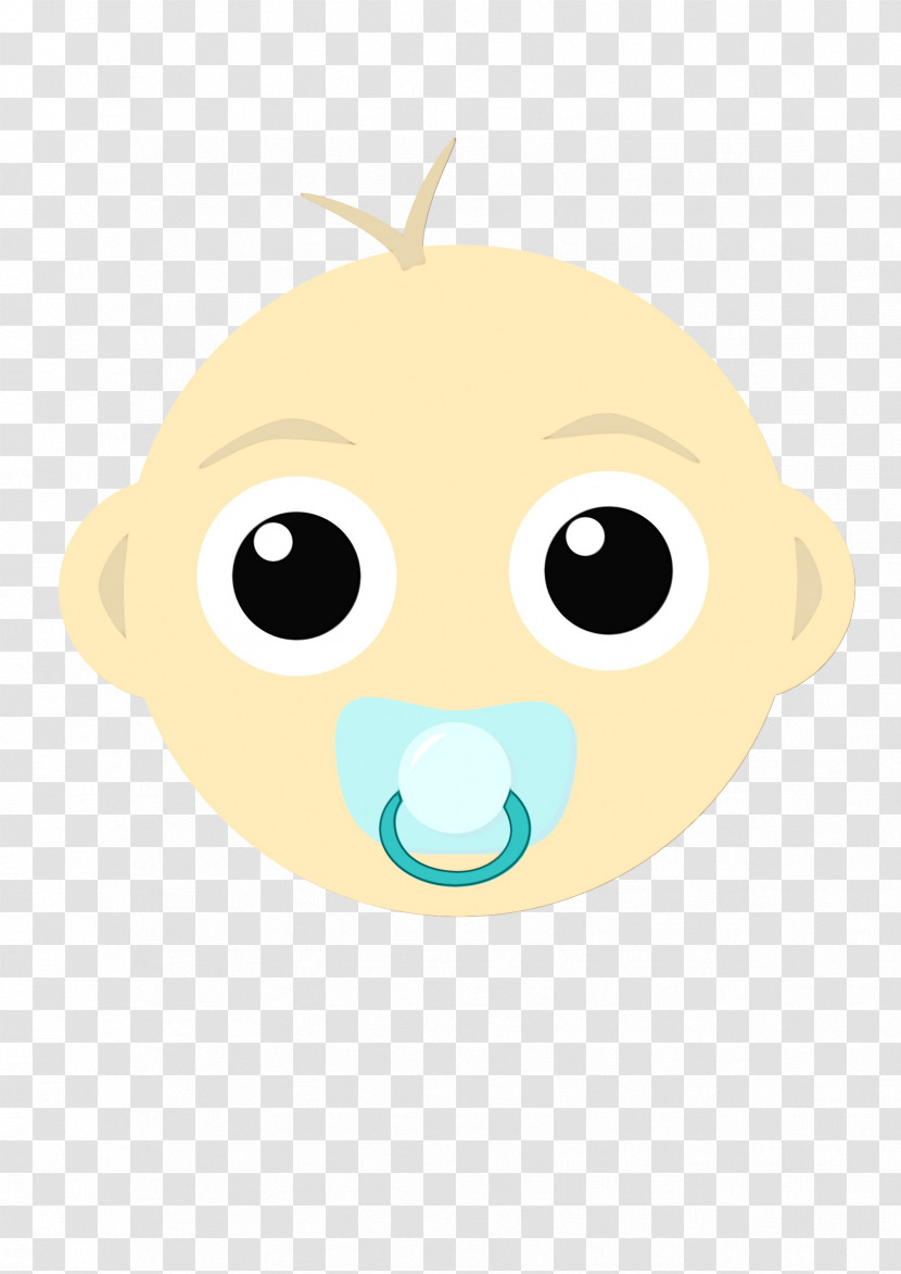 Face Cartoon Nose Head Smile Transparent PNG