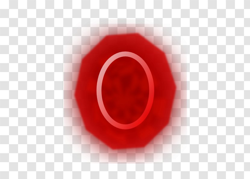 Close-up Circle Font - Red - Ruby Transparent PNG