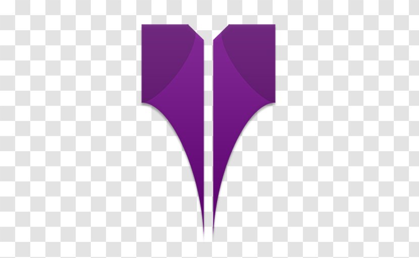 Logo Font Line - Purple Transparent PNG