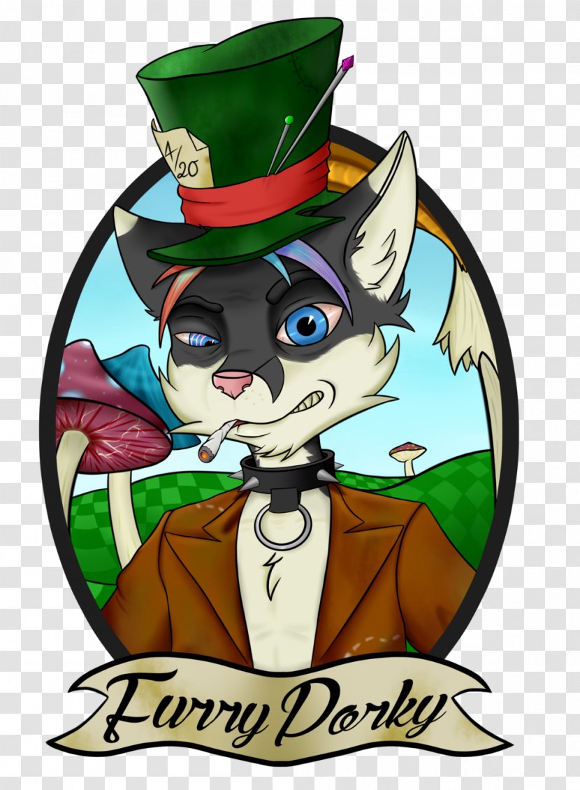 Cat Mammal Pet Animal - Fictional Character - Mad Hatter Transparent PNG
