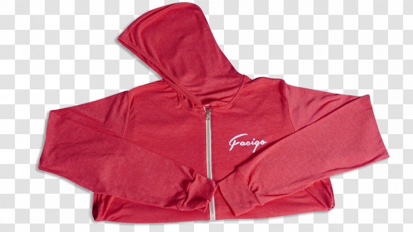 Hoodie White Red Jacket - Light Transparent PNG