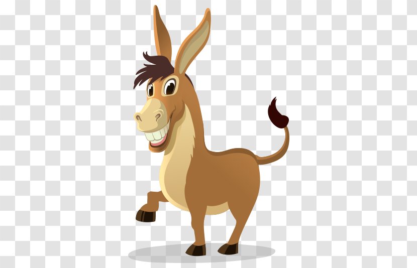 Donkey Drawing Cartoon - Humour Transparent PNG