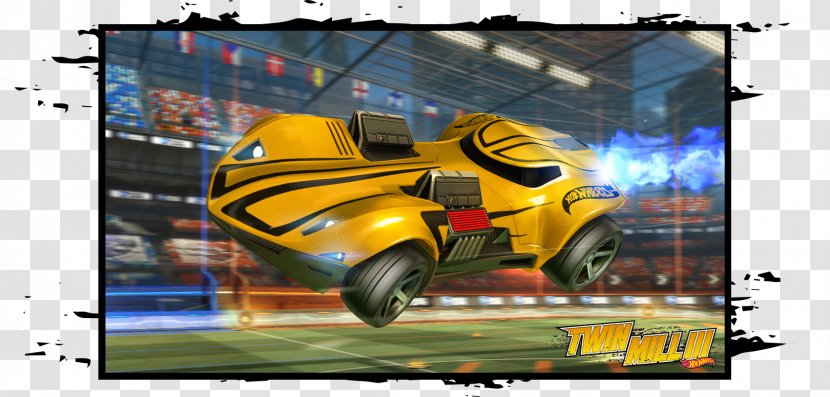 Rocket League Hot Wheels Twin Mill PlayStation 4 Wheels: World's Best Driver - Mural Transparent PNG