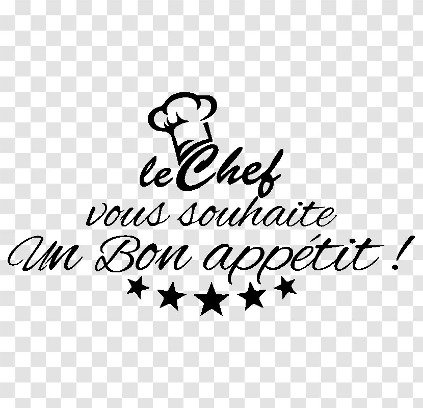 Restaurant Chef Cook Sticker Kitchen - Bon Apetit Transparent PNG