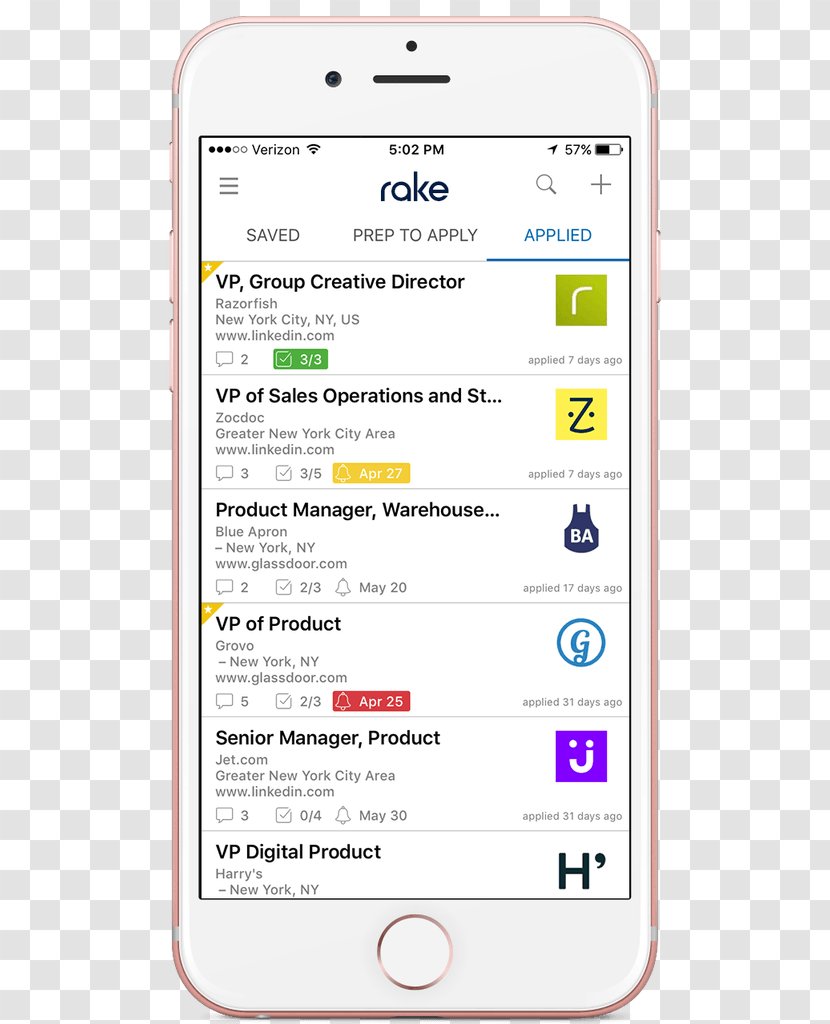 Screenshot Job Hunting Employment Website Application For - Text - Rake Transparent PNG