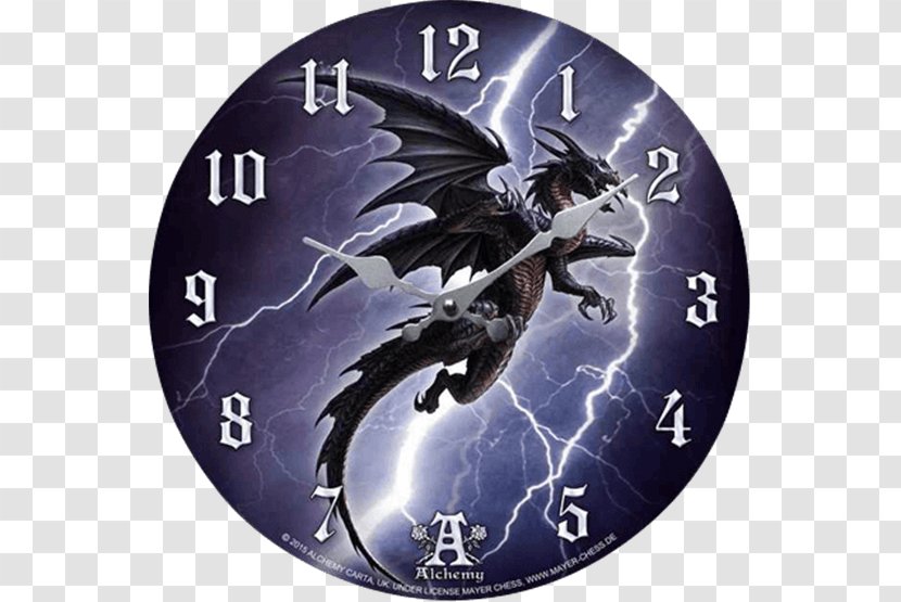 Mantel Clock Norse Dragon Time Transparent PNG