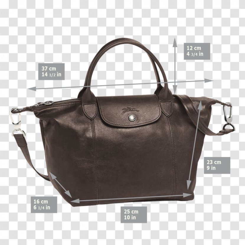 Leather Handbag Pliage Longchamp - Luggage Bags - Bag Transparent PNG