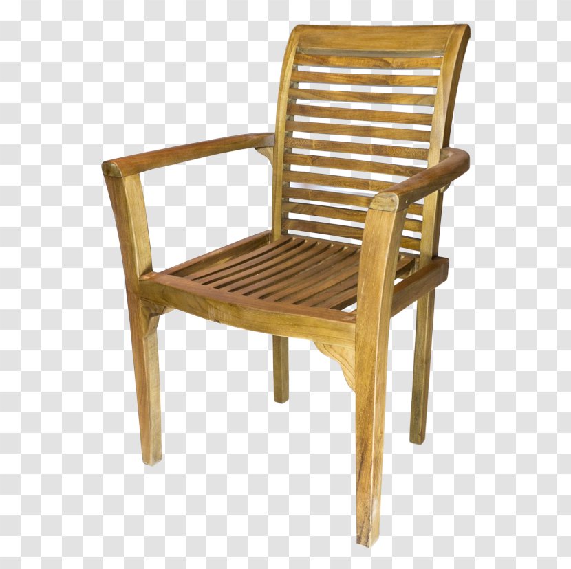 Chair Teak Wood Garden Furniture - Woodplastic Composite Transparent PNG