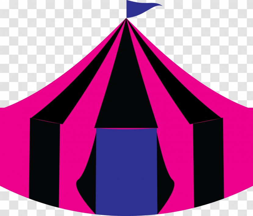 Product Design Clip Art Line Pink M Angle - Purple - Circus Tent Transparent PNG