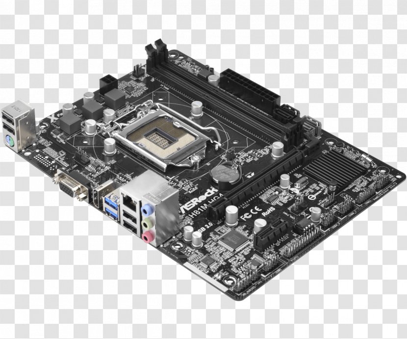 Computer Cases & Housings Motherboard MicroATX LGA 1151 - Microatx - Electronic Component Transparent PNG