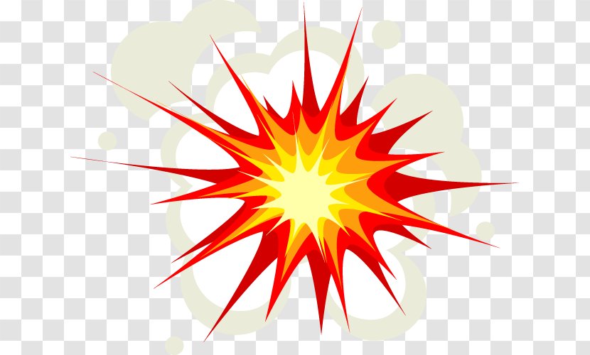 Explosion Clip Art - Star - Cloud Labeled Stellate Transparent PNG