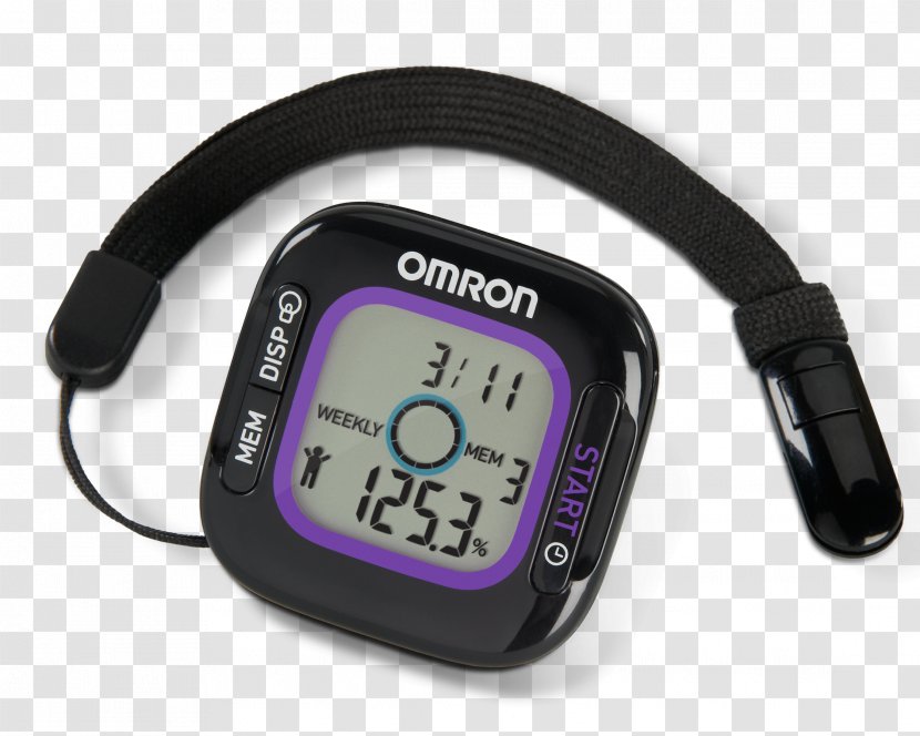 Pedometer OMRON HJA-312 Activity Tracker HEALTHCARE Co., Ltd. - Sphygmomanometer - Multimeter Transparent PNG