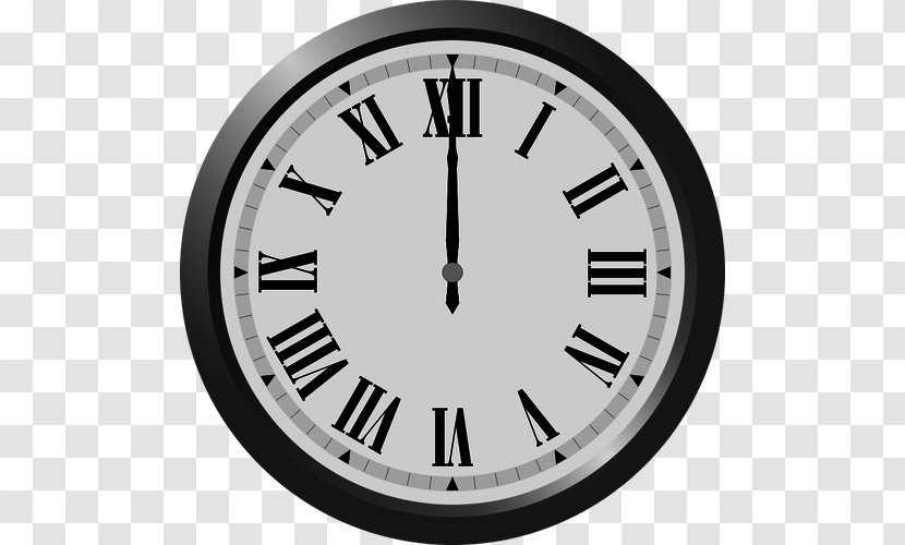 Roman Numerals Clock Face Time Clip Art - Numeral System Transparent PNG