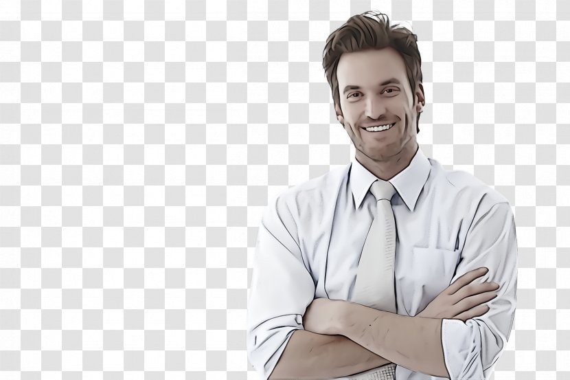 White-collar Worker Male Chin Suit Neck - Whitecollar - Gentleman Businessperson Transparent PNG