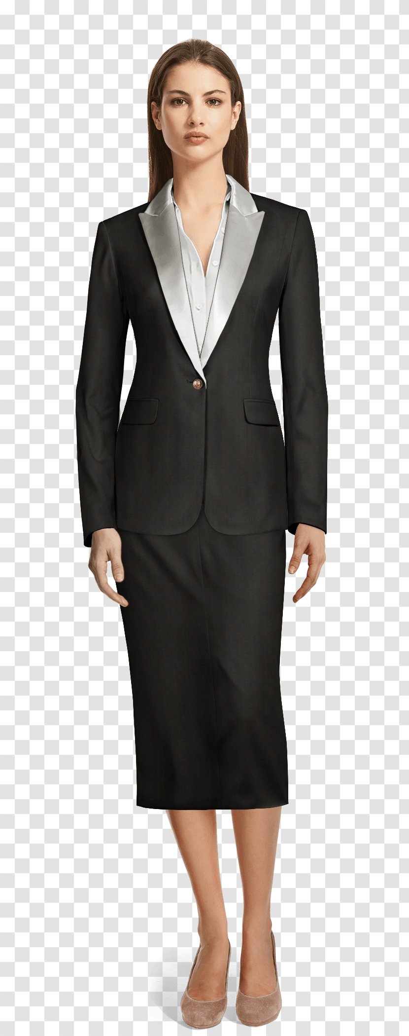 Tuxedo Lapel Suit Double-breasted Single-breasted - Singlebreasted Transparent PNG