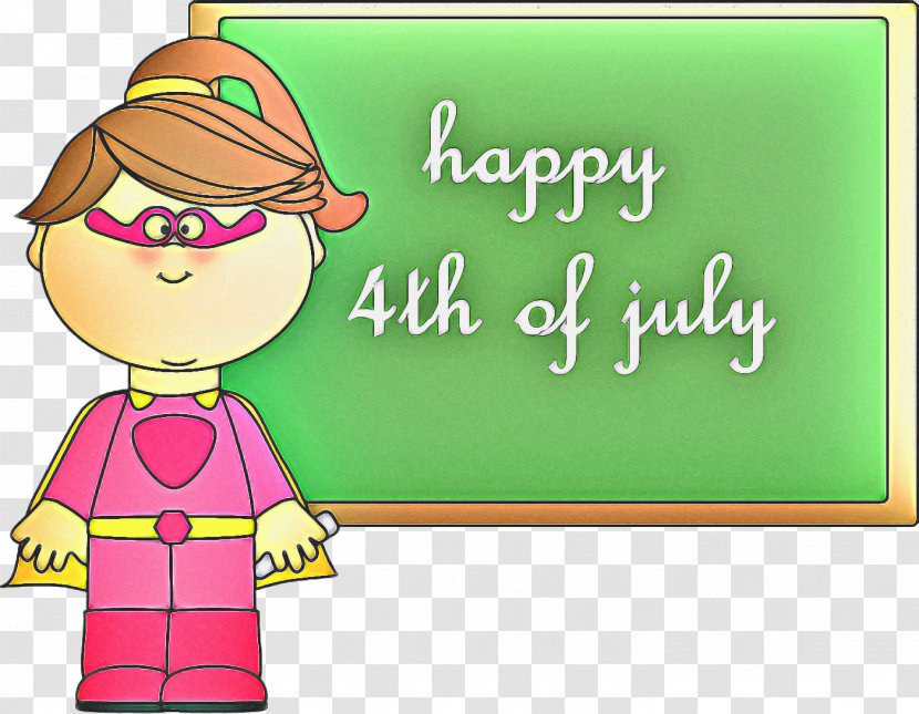 Fourth Of July Background - Cartoon - Rectangle Child Transparent PNG
