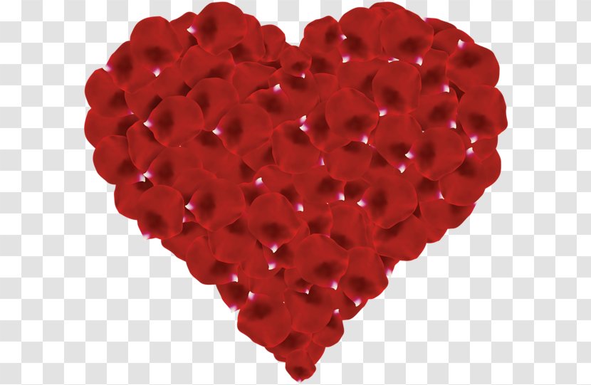 Heart Mockup Clip Art - Love - Rose Petal Transparent PNG