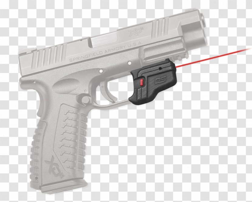 Browning Hi-Power HS2000 Firearm Sight Crimson Trace - Gun - Shooting Traces Transparent PNG