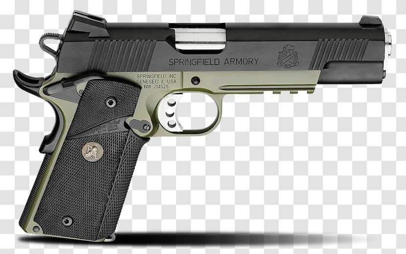 Springfield Armory M1911 Pistol .45 ACP HS2000 - Firearm - Handgun Transparent PNG
