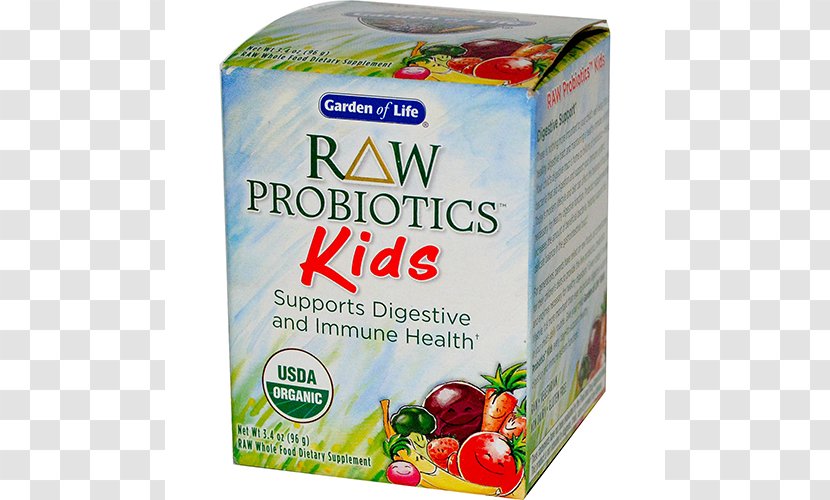 Probiotic Organic Food Dietary Supplement Digestion - Garden - Kids Transparent PNG
