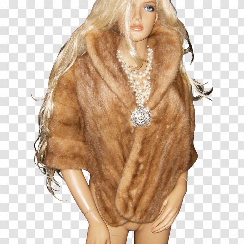 Fur Clothing Long Hair Blond Transparent PNG