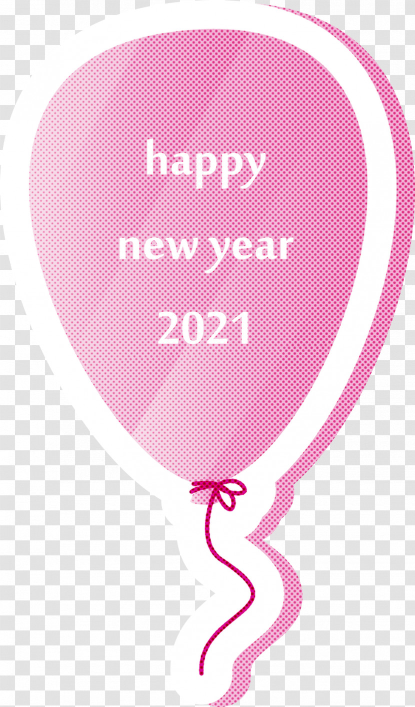 Balloon 2021 Happy New Year Transparent PNG