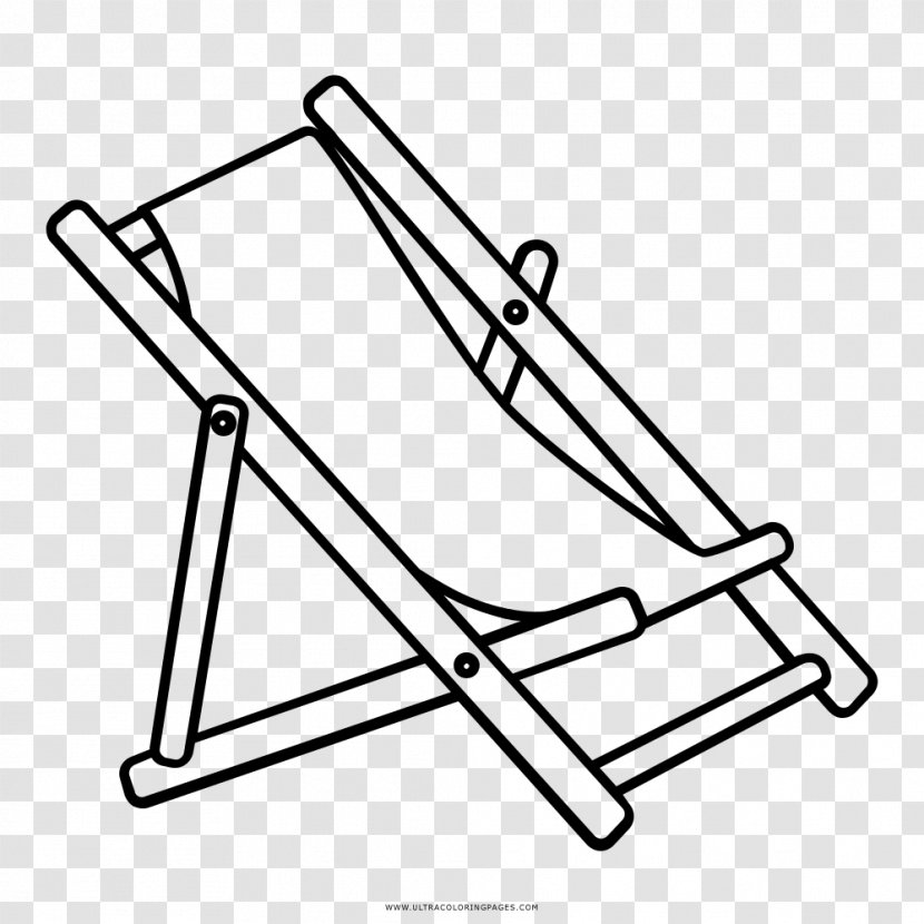Line Art Drawing Hammock Deckchair Coloring Book - Rectangle - Painting Transparent PNG