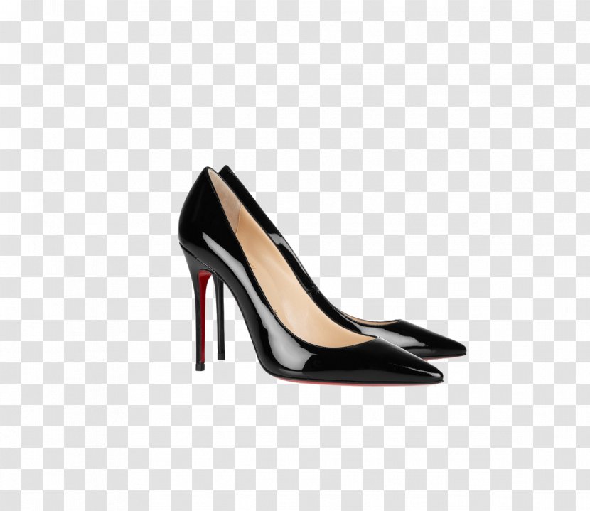 Dxe9colletage Court Shoe Patent Leather High-heeled Footwear - Black High Heels Transparent PNG