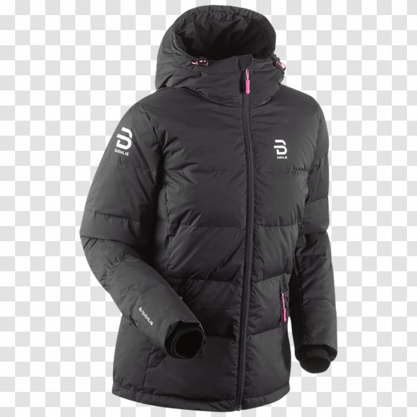 Down Feather Jacket Ski Suit Daunenjacke Coat - Hood Transparent PNG