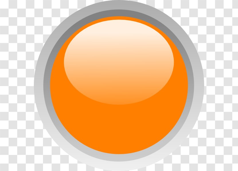 Circle Font - Orange Transparent PNG