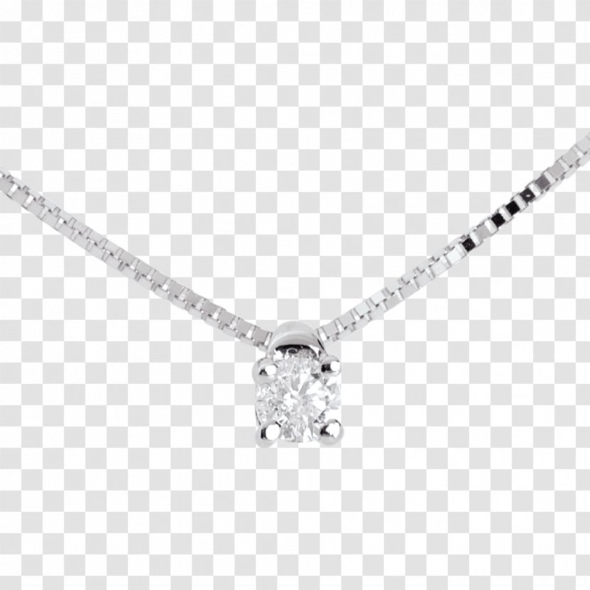 Necklace Pendant Solitaire Diamond Ring - Gold Transparent PNG