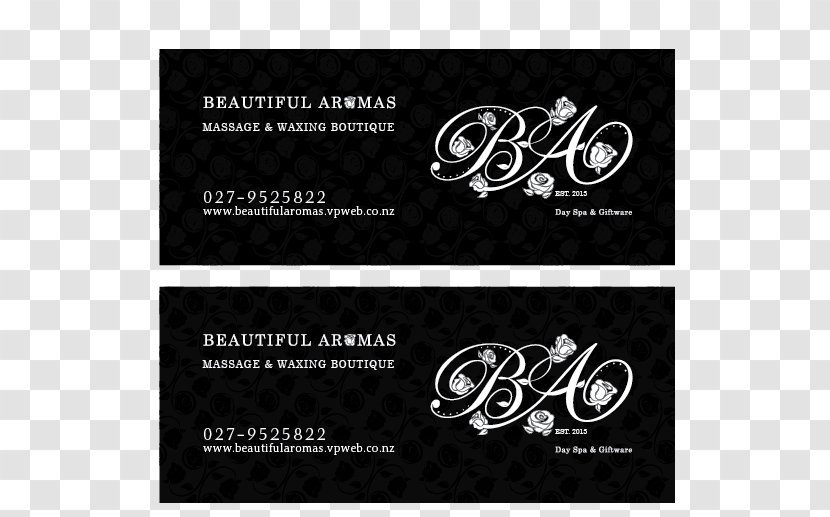 Logo Font Brand - Wedding Invitation - Beauty Parlour Visiting Card Design Transparent PNG