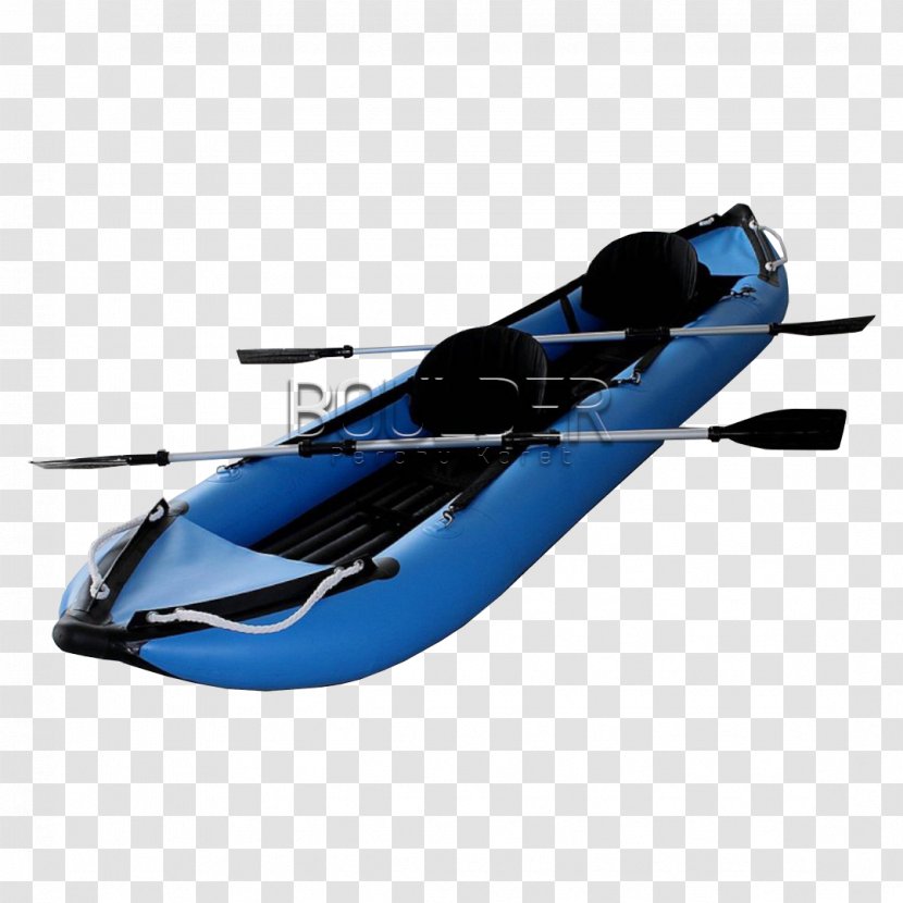 Kayak Inflatable Boat Rafting Boating - Boats And Equipment Supplies Transparent PNG