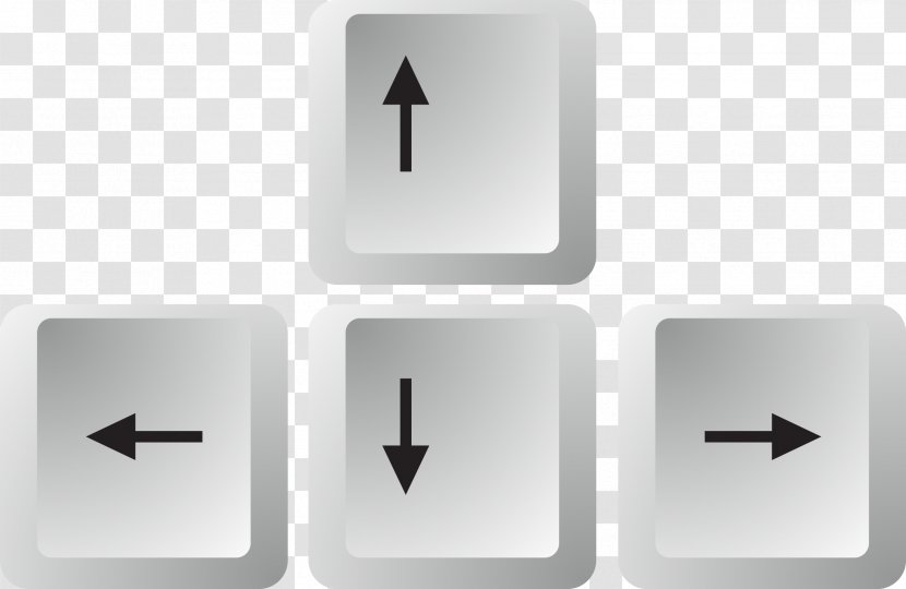 Keyboard Arrow Keys Vector - Computer Graphics - Mouse Transparent PNG