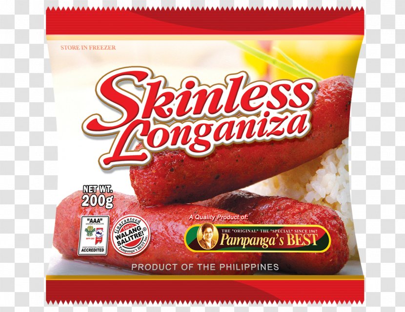 Longaniza Food Sausage Pampanga's Best Plant Spice - Pampanga Transparent PNG