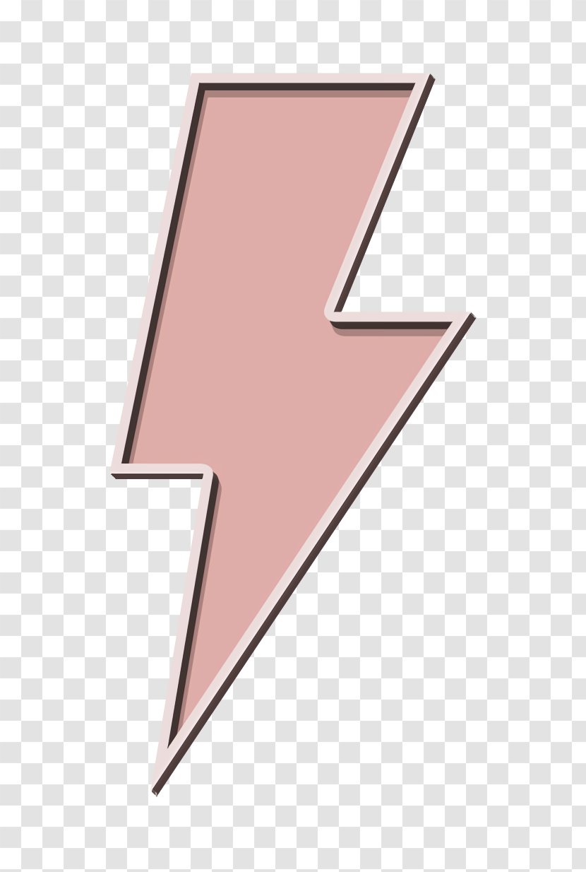 Energy Icon Forecast Lightning - Triangle Material Property Transparent PNG
