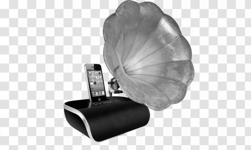 Black And White Monochrome Photography - Be My Baby - Gramophone Transparent PNG