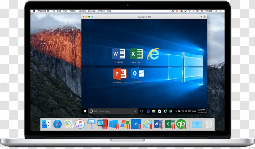 Parallels Desktop 9 For Mac Book Pro Computer Software - Technology Transparent PNG