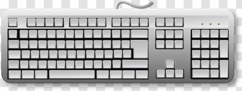 Computer Keyboard Hardware Drawing Clip Art - Input Device Transparent PNG