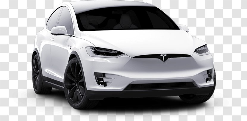 Tesla Motors Car Model S X - Bumper Transparent PNG