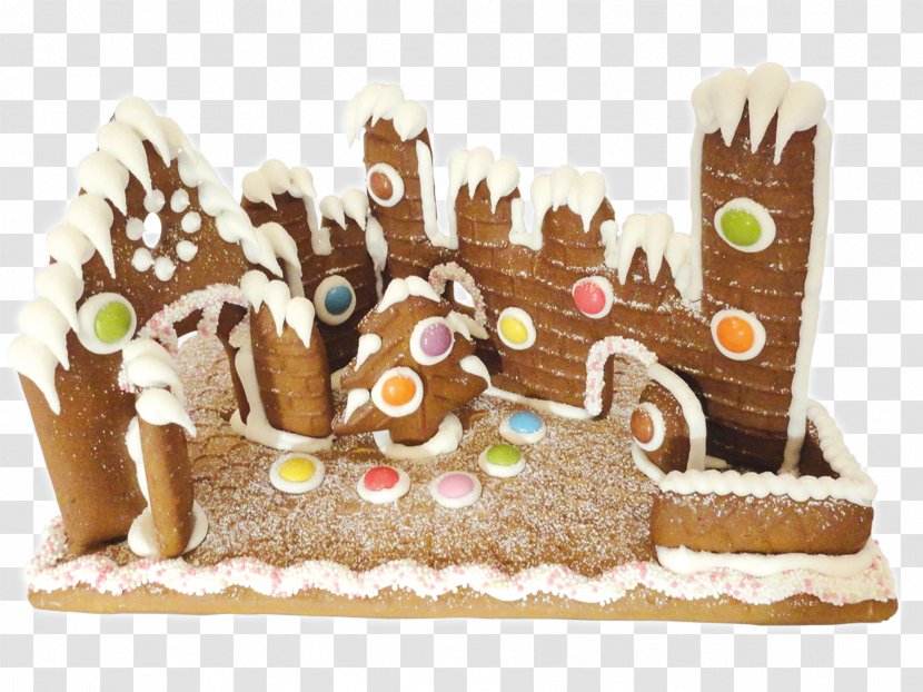 Gingerbread House Lebkuchen Chocolate Cake - Christmas Ornament Transparent PNG